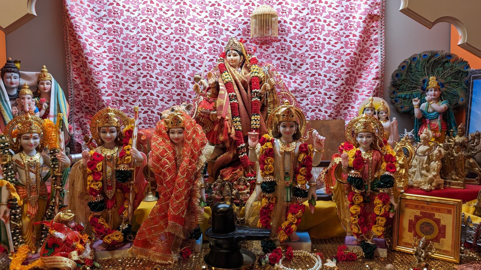 The Ram Darbar at the HSNA mandir in Calgary